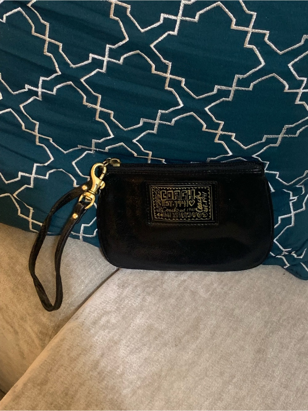 Vintage Coach Poppy Wristlet
